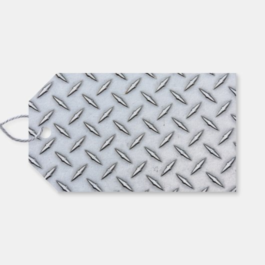 Bord van Steel Diamond met Hammer Cadeaulabel (Achterkant Horizontaal)