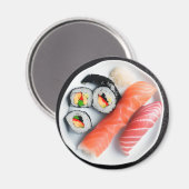 Bord van Sushi | Realistische voeding Magneet (Voorkant / Achterkant)