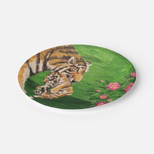 Bord van tijger makelpapier (Gekanteld)