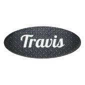 Bord van Travis Diamond Naambadge (Voorkant)