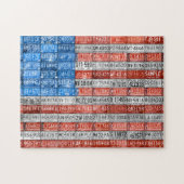 Bord van vergunningen voor de Verenigde Staten van Legpuzzel (Horizontaal)