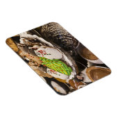 Bord van verse kerstkoekjes magneet (Rechterzijde)