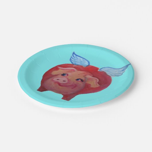 bord van vliegend varkenspapier (Gekanteld)