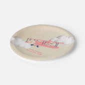 Bord van vliegtuigpapier,  Baby shower (Gekanteld)