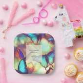 Bord van vlinderpapier (Feest)