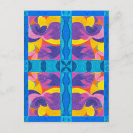 Bord van vruchten briefkaart