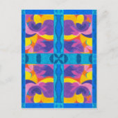 Bord van vruchten briefkaart (Voorkant)