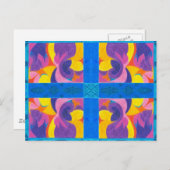 Bord van vruchten briefkaart (Voorkant / Achterkant)