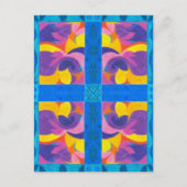 Bord van vruchten briefkaart (Voorkant)