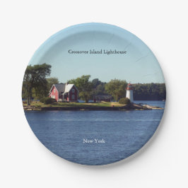 Bord van vuurtoren van Crossover Island