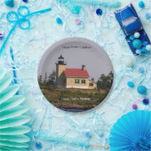 Bord van vuurtoren van koperen haven (Feest)