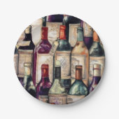 Bord van wijnpapier (Voorkant)