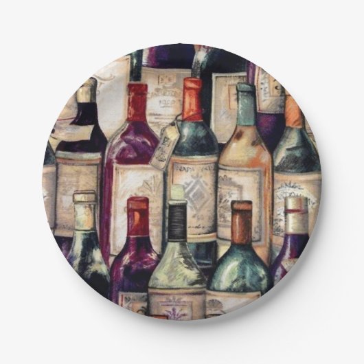 Bord van wijnpapier (Voorkant)