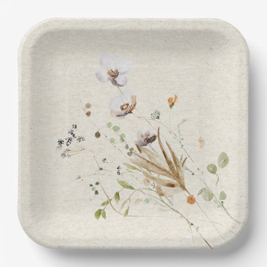 Bord van wilde bloemen (Voorkant)