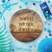 Bord van winterpapier voor de winterzonnescherm (Feest)