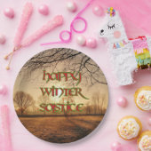 Bord van winterpapier voor de winterzonnescherm (Feest)