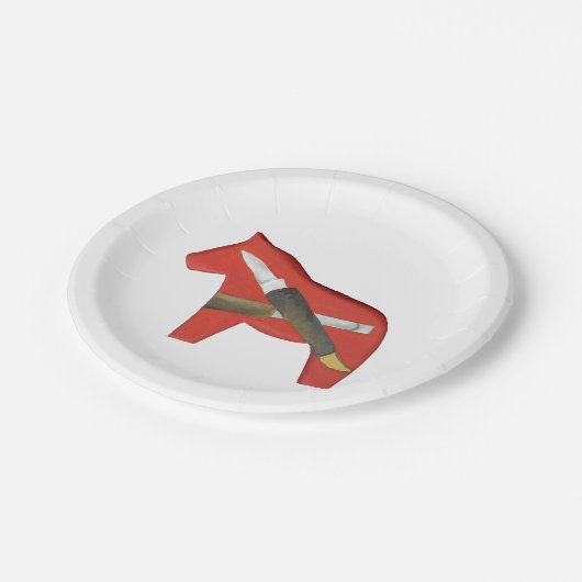 Bord van Woodcarving Horse (Gekanteld)