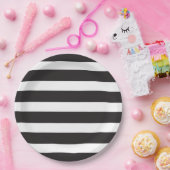 BORD VAN ZWARTE EN WITTE STRIPTE PARTIJ (Feest)