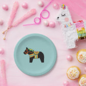 Bord van zwarte paarden (Feest)