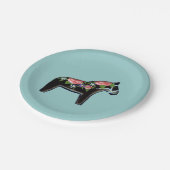 Bord van zwarte paarden (Gekanteld)