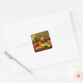 Bord Veggie Salad Vierkante Sticker (Envelop)