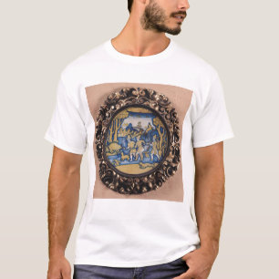 Bord versierd met een jachtplaats t-shirt