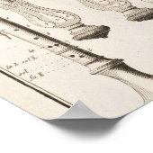 Bord VI: Windinstrumenten van de Encyclopedie o Poster (Hoek)