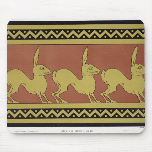 Bord VII van 'Studies in design', c.1874-76 (lit) Muismat (Voorkant)