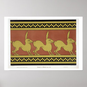 Bord VII van 'Studies in design', c.1874-76 (lit) Poster