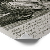 Bord VIII van A Rake's Progress, 1735 Poster (Hoek)