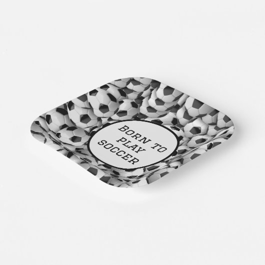 Bord voetbal papier (Gebogen)