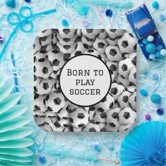 Bord voetbal papier (Feest)