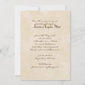 Bord vol Chocolates Birthday Party Invitation Kaart (Achterkant)