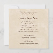 Bord vol Chocolates Birthday Party Invitation Kaart (Achterkant)