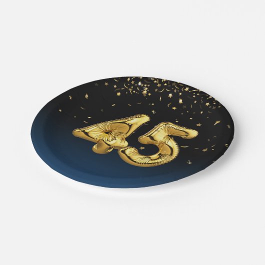 bord voor 45e-partijballonnen en goudpapier voor C (Gekanteld)