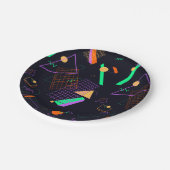 bord voor 80s zwart-wit en neonretrorgeometrisch p (Gekanteld)