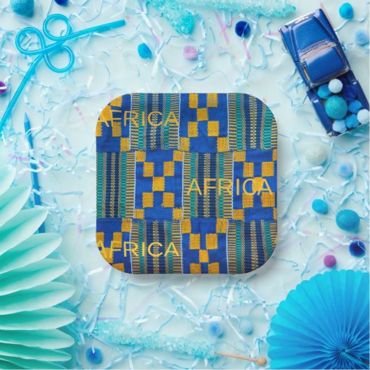 Bord voor Afrikaanse printpapier (Feest)