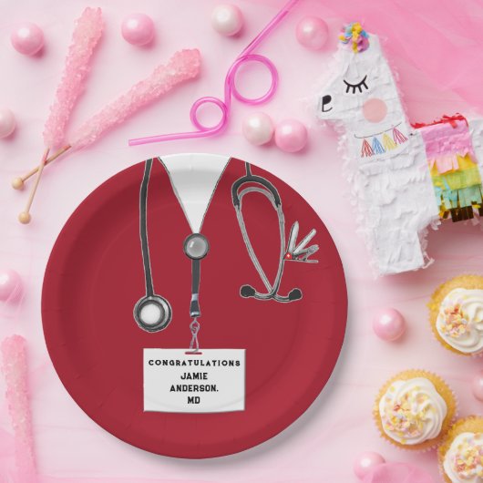 Bord voor Afstuderen van medische scholen (Feest)