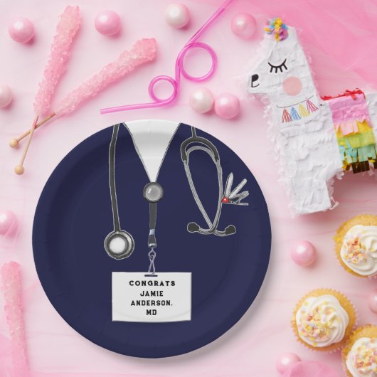 Bord voor Afstuderen van medische scholen (Feest)