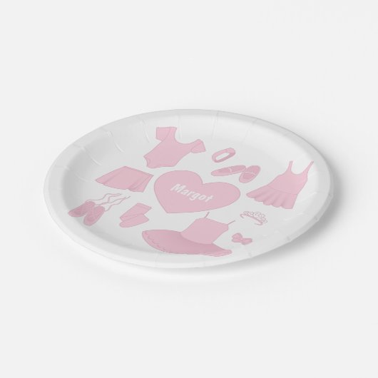 Bord voor balletkleding - Witte achtergrond (Gekanteld)