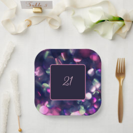 Bord voor berry Sparkle Paper