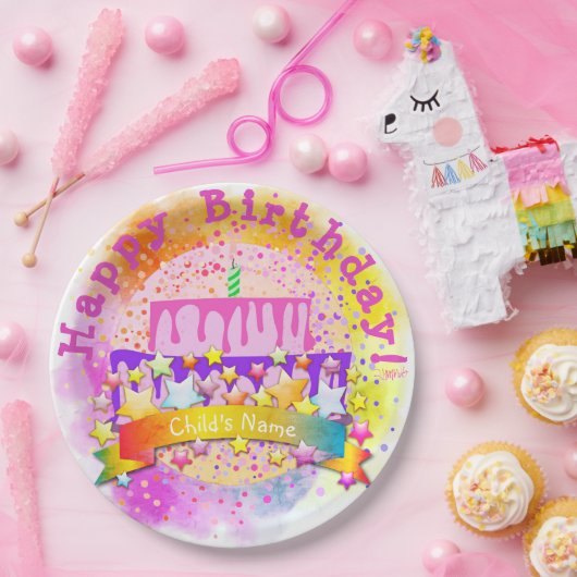 Bord voor Birthday Cake Paper - HAMbWG (Feest)