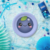 Bord voor blauwbes in Kawaii (Feest)