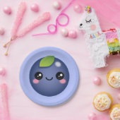 Bord voor blauwbes in Kawaii (Feest)