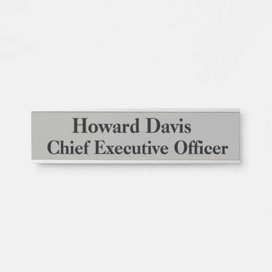 BORD voor CEO-hanging Deurbordnaam Deurbordje (Voorkant)