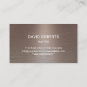 Bord voor de bouw van puimsteen visitekaartje (Achterkant)