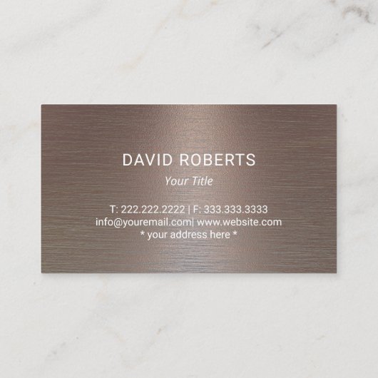 Bord voor de bouw van puimsteen visitekaartje (Achterkant)