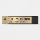 Bord voor de moderne goudhandmatige, professionele deurbordje (Voorkant)