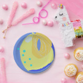 Bord voor expressieve cirkelvormig papier (Feest)