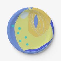 Bord voor expressieve cirkelvormig papier